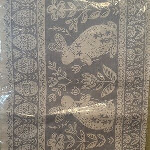 Rachel Ashwell Bunny Easter Spring Table Runner